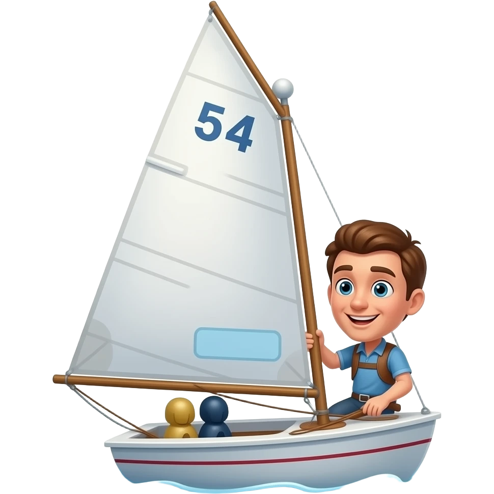 finn sailing dinghy emoji