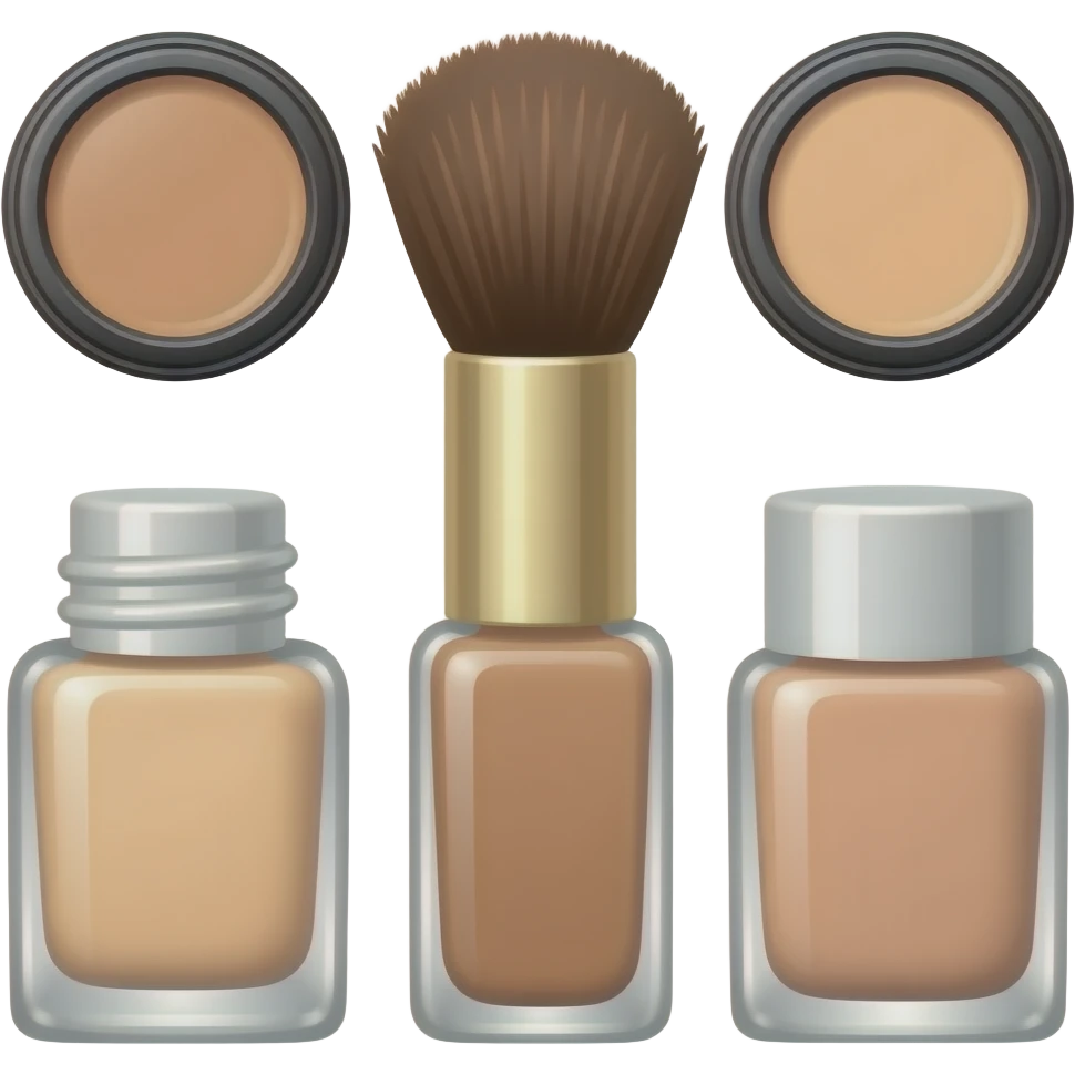 neutral makeup items emoji