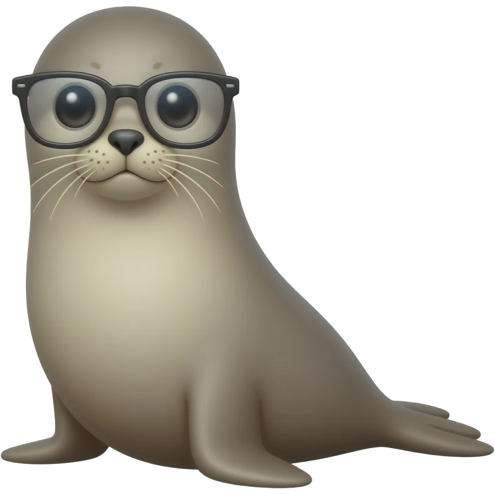 seal with glasses emoji