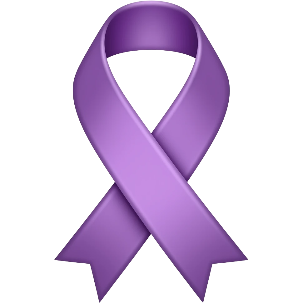 Laço roxo emoji