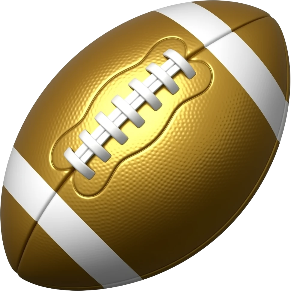 gold football emoji