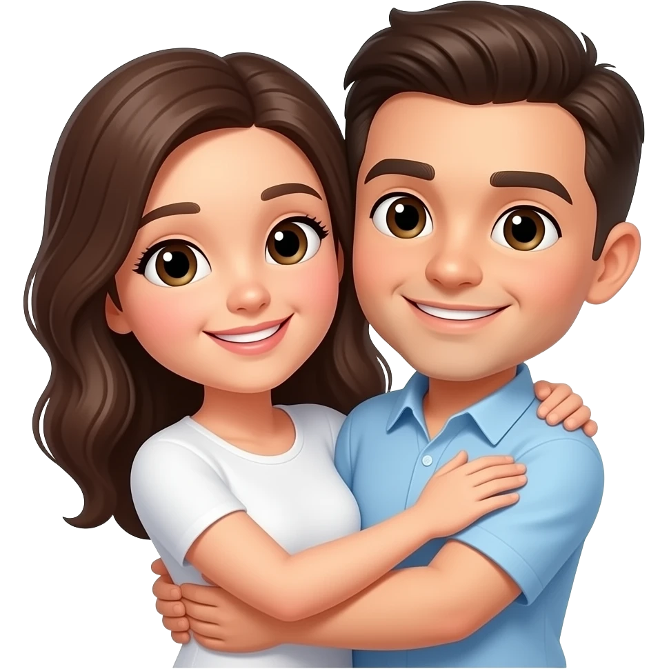 Couple hug emoji