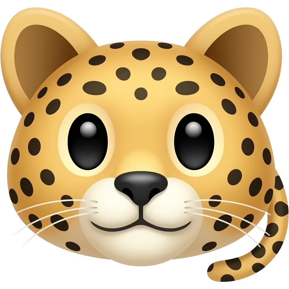 cheetah print emoji