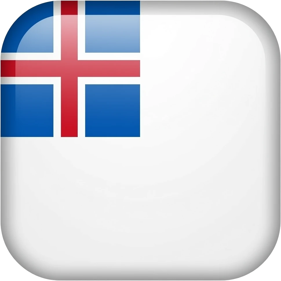 Flag emoji that has a white background, a blue square in the top left, and a red latin cross inside the Blue square emoji