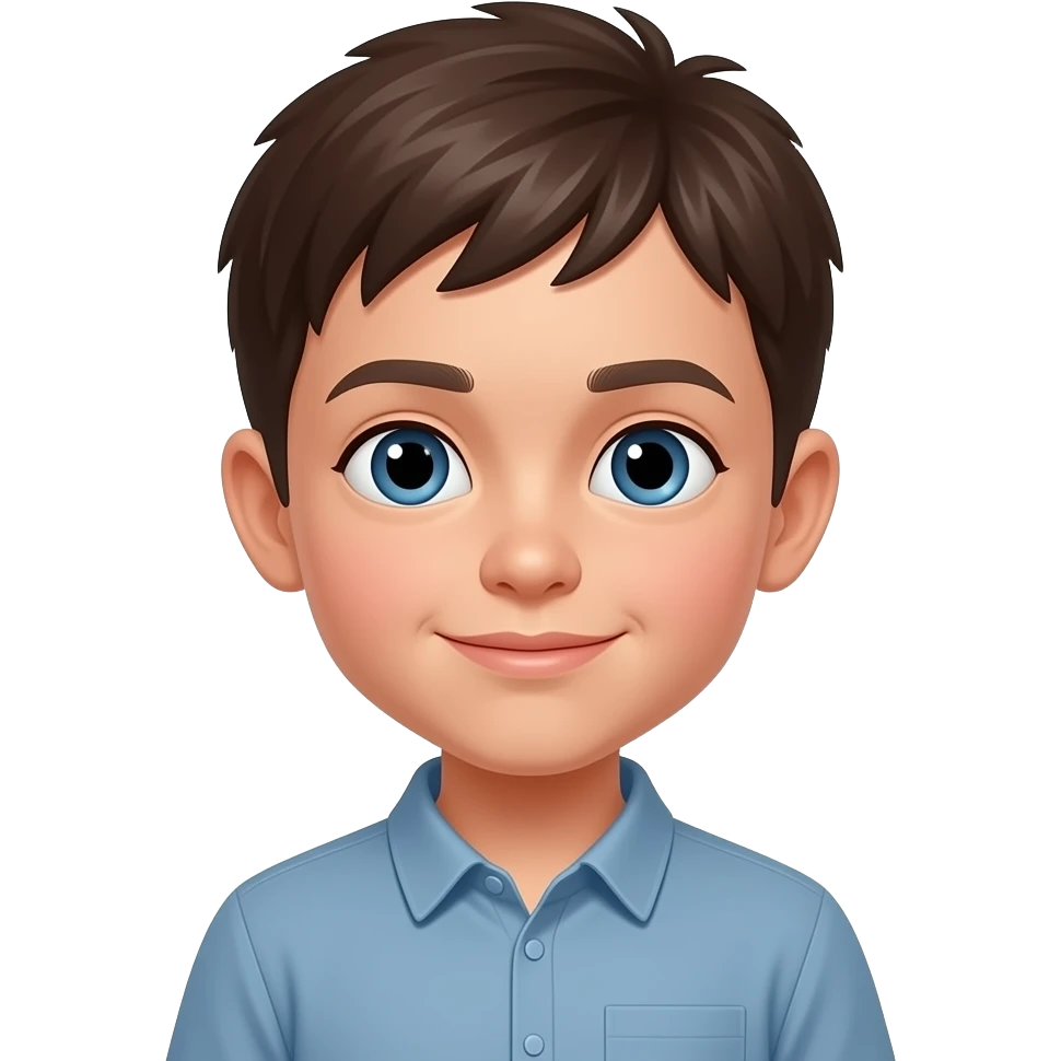 a kid has a flu emoji