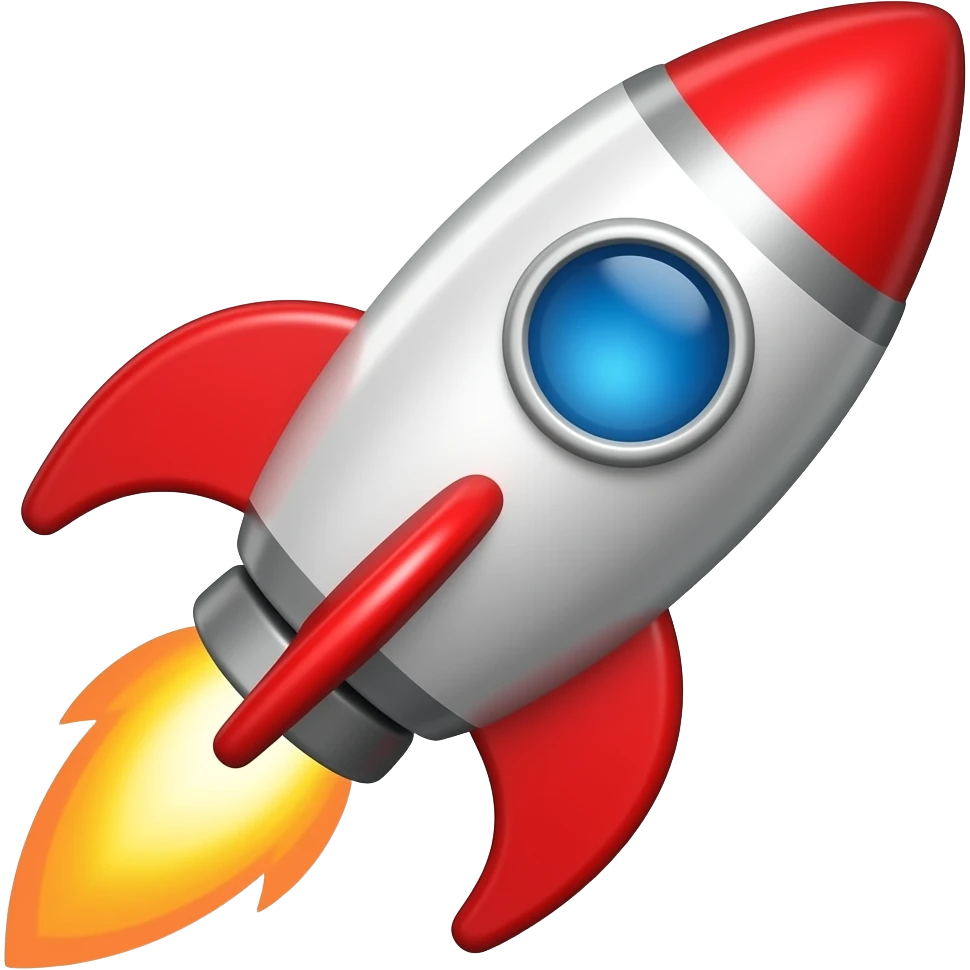 Rocket emoji