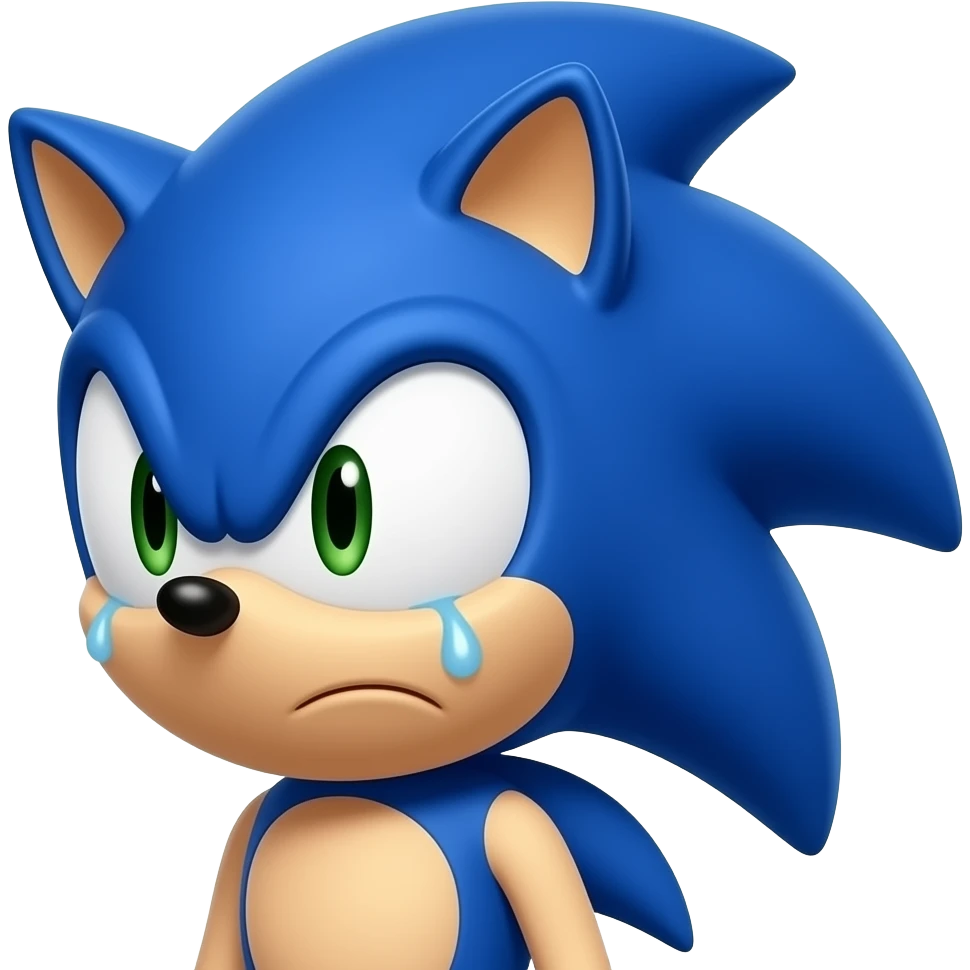 sonic sad emoji