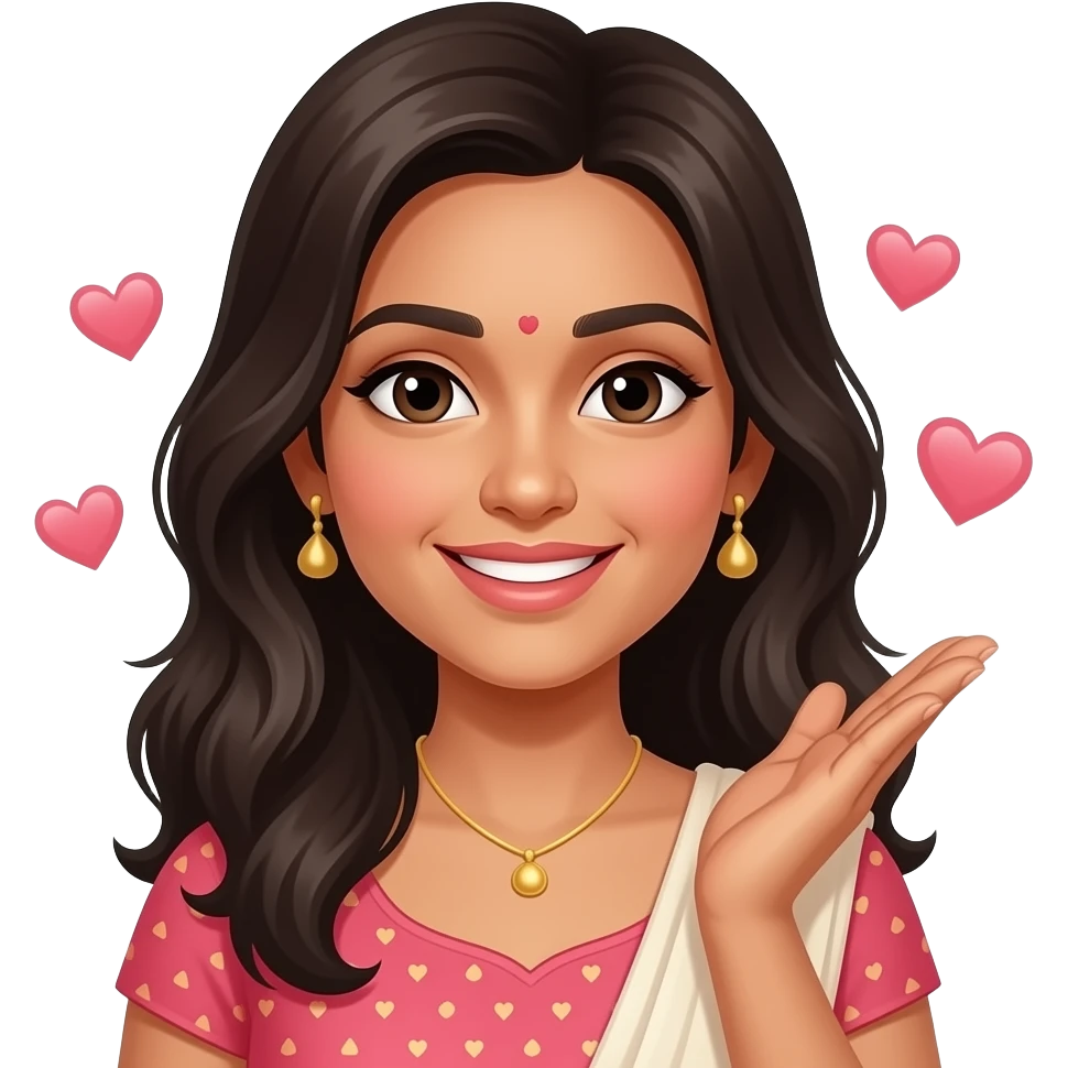 Love you komal emoji