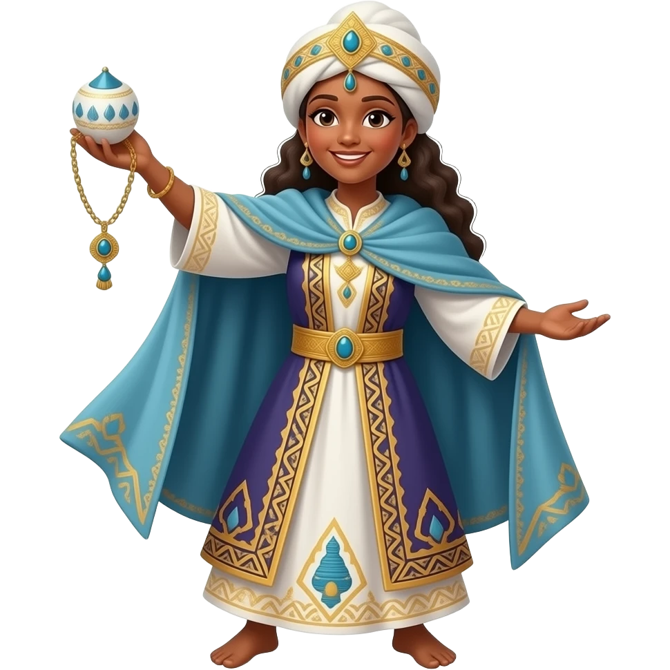 Moroccan gnawa dancer emoji