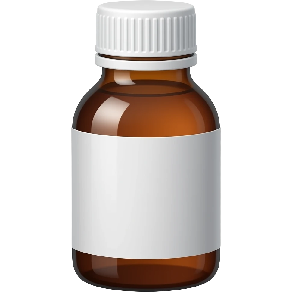 presciption cough syrup bottle emoji