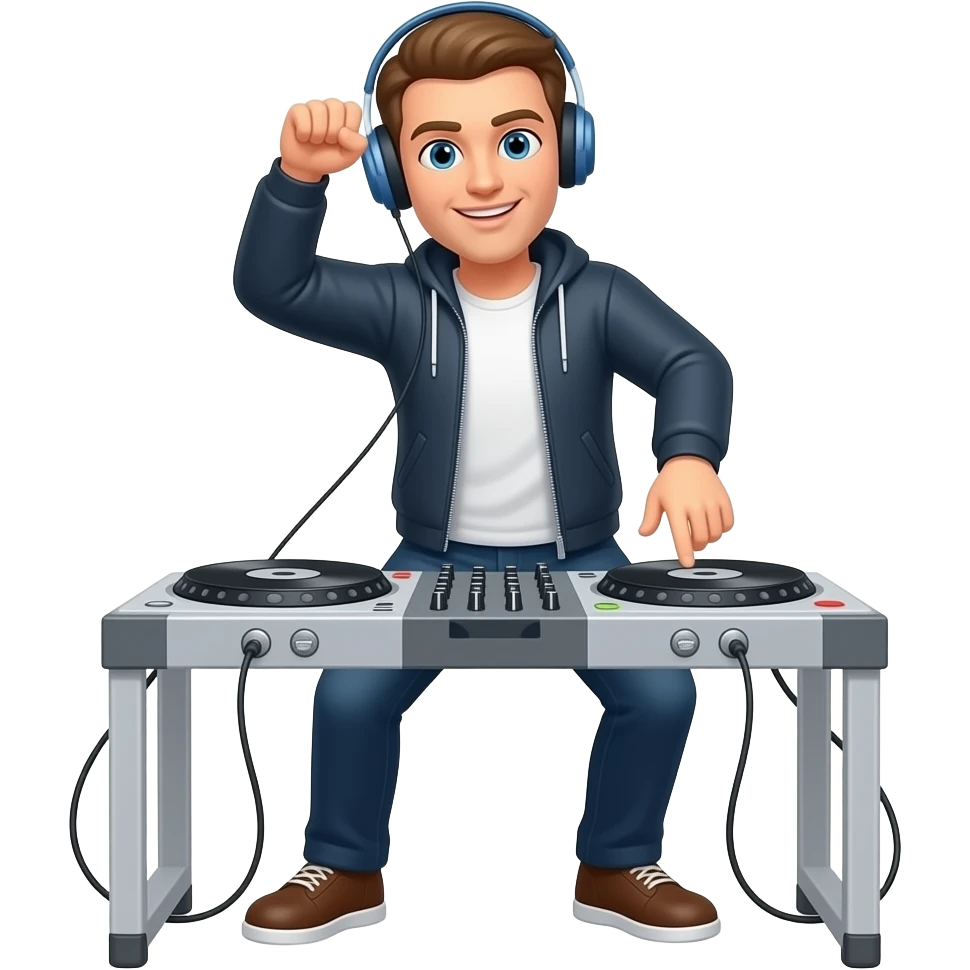 full dj human  body dancing emoji