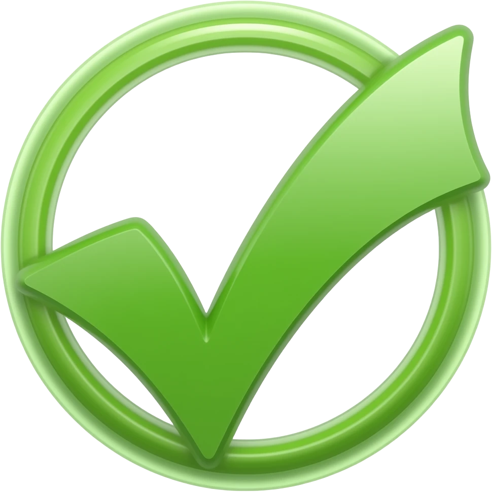 Green tick emoji