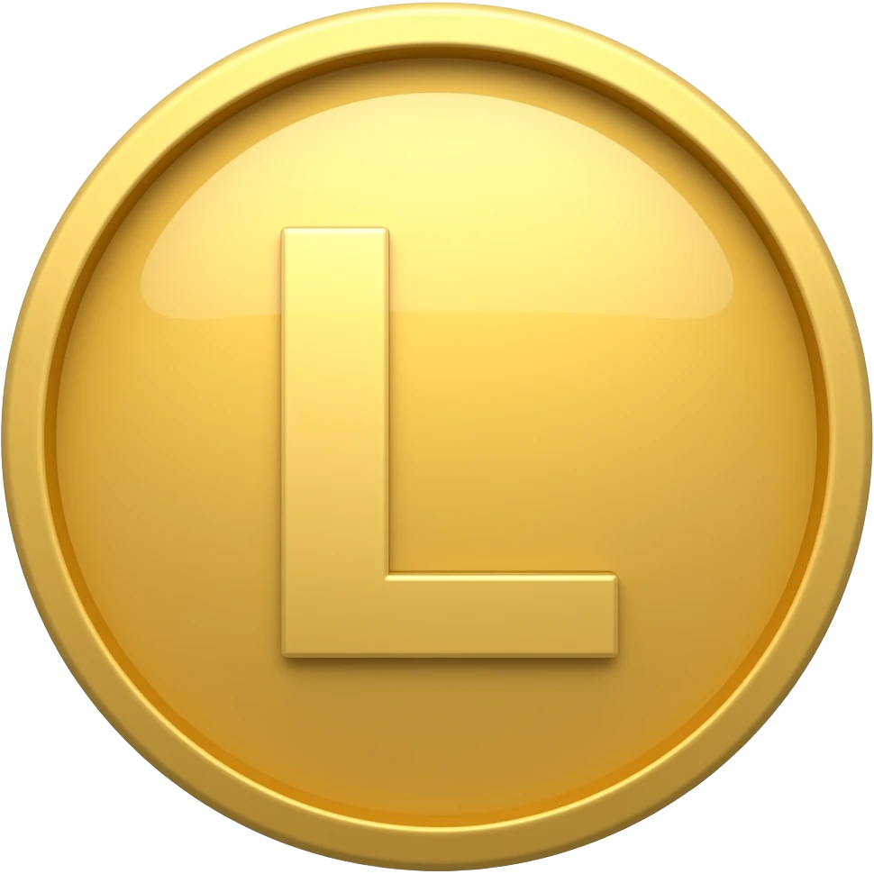 coin with the letter "L" emoji