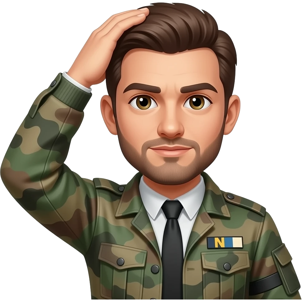 serial designation N patting uzi head emoji