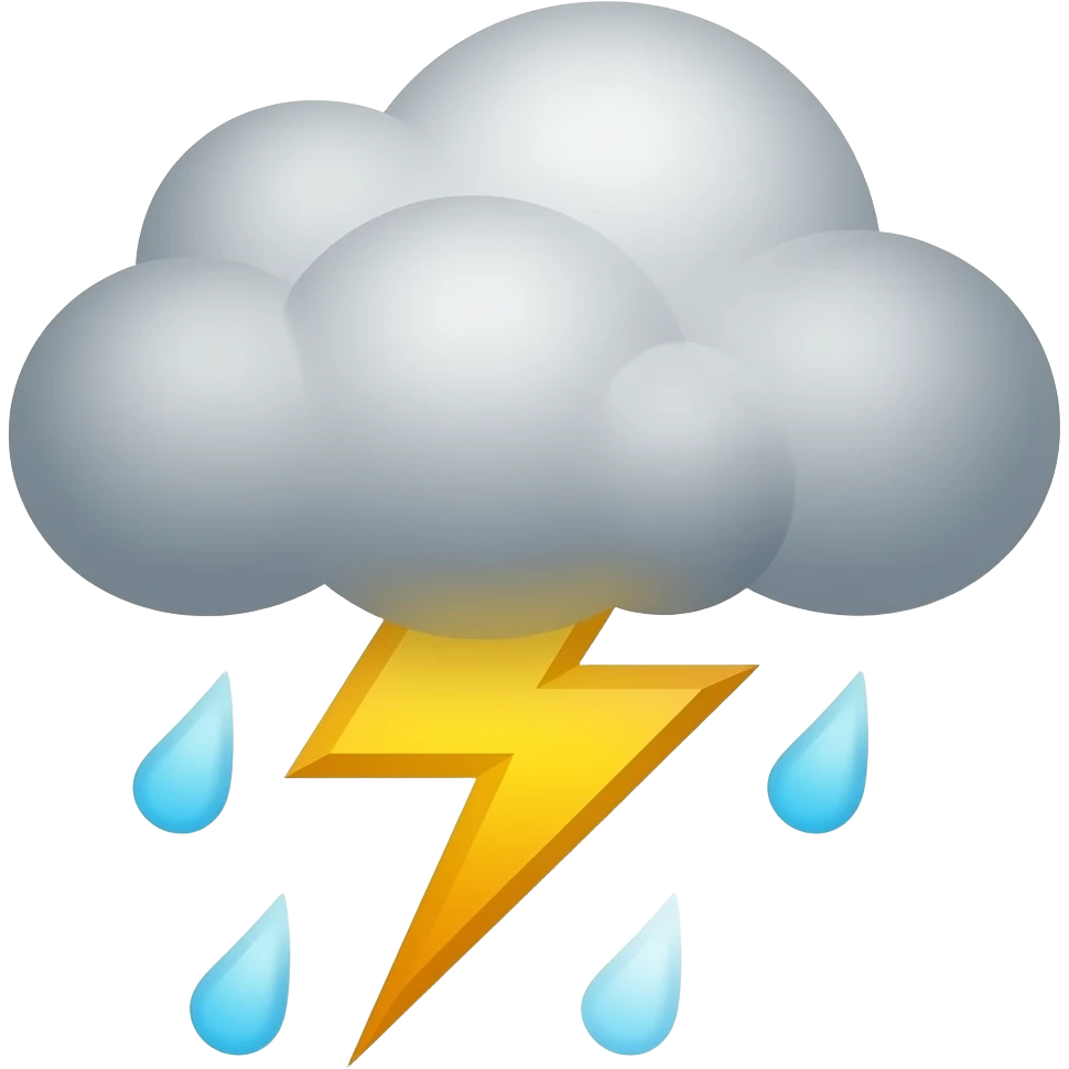 Thunder emoji