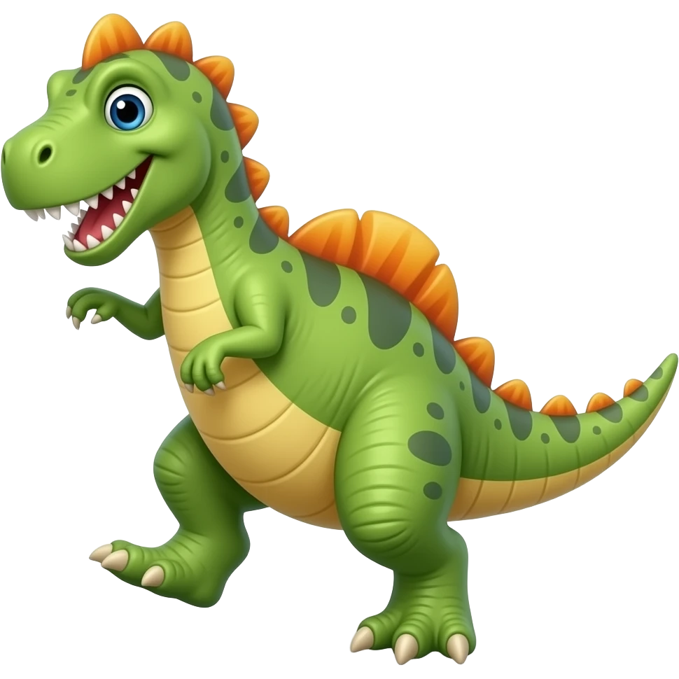 Dino dancing emoji