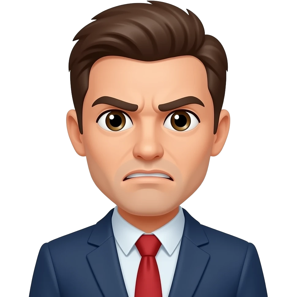 Offended emoji