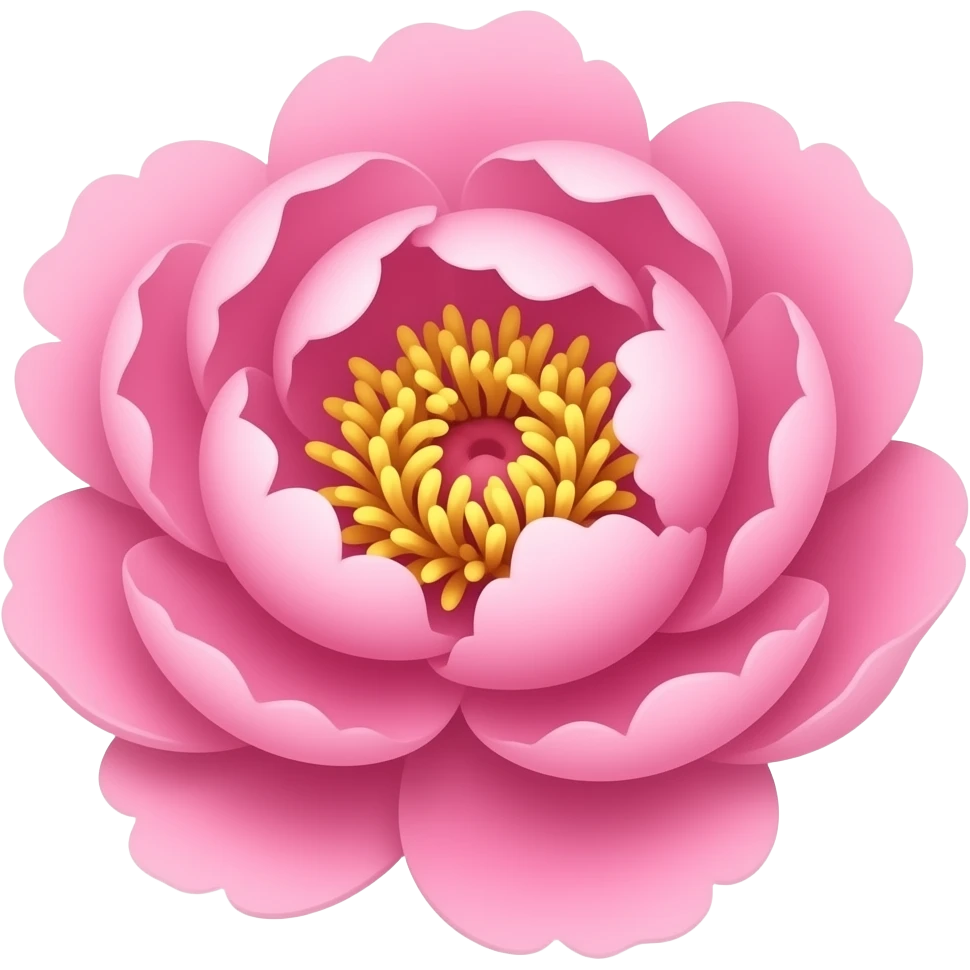 Peony emoji