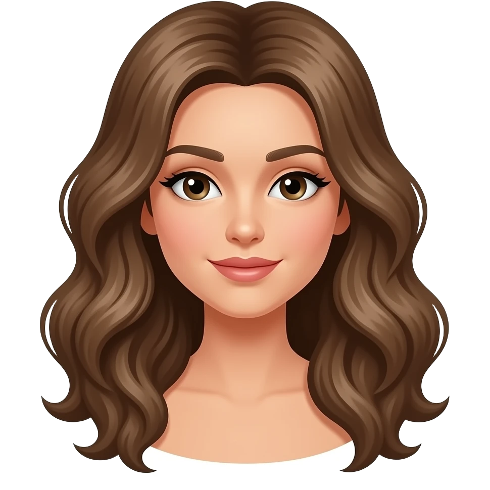 Красивая укладка волос волны emoji