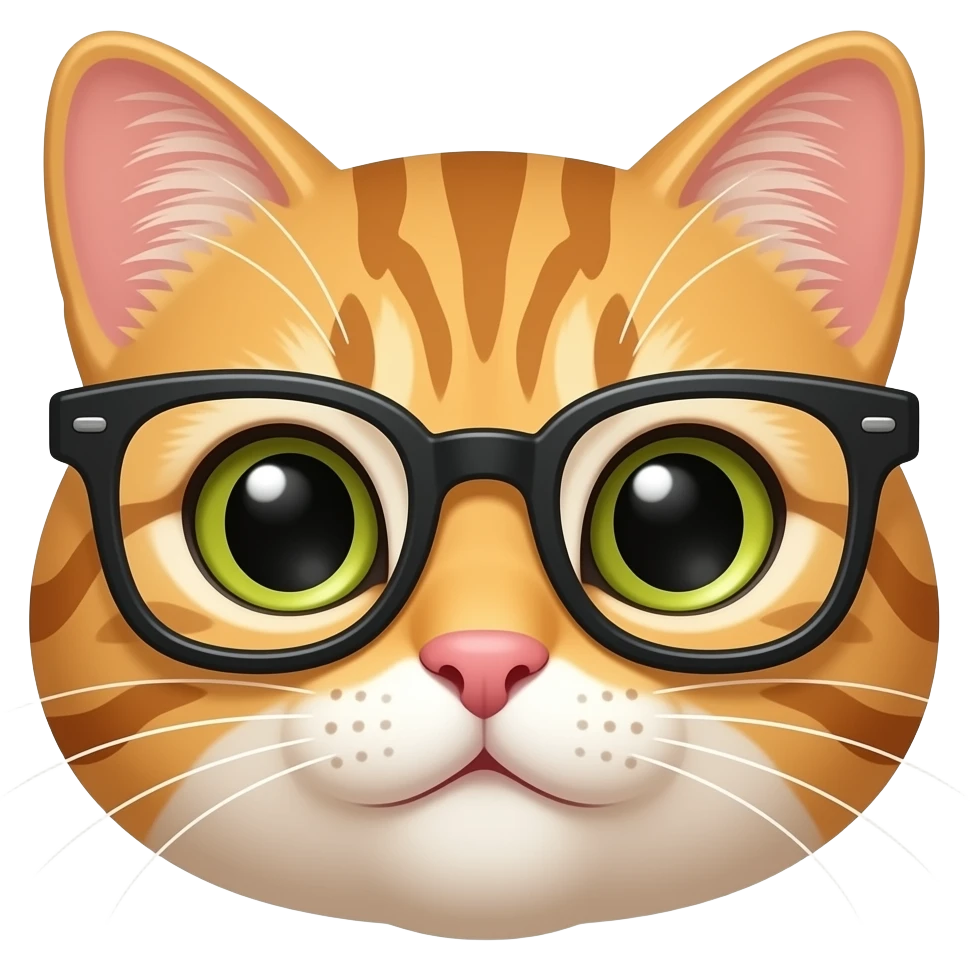 кот мем в очках emoji