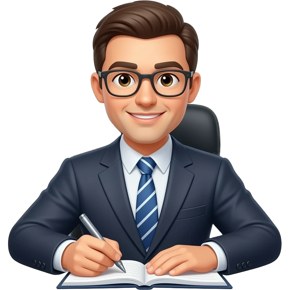 manager anotando emoji
