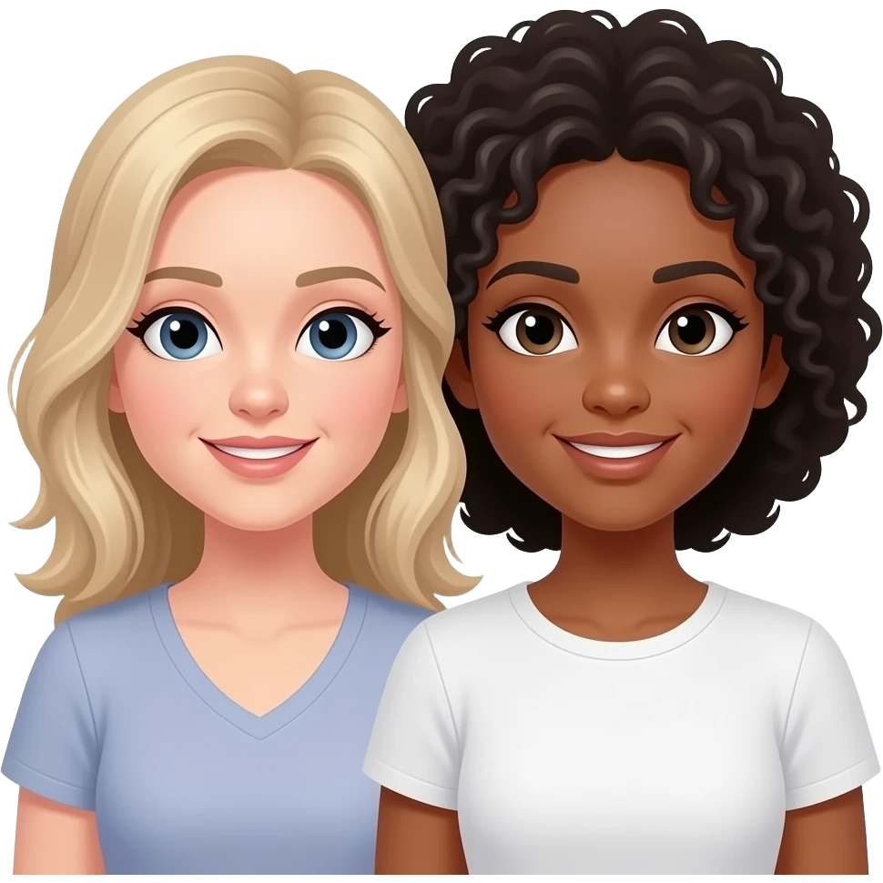 Couple home blanc femme metisse emoji