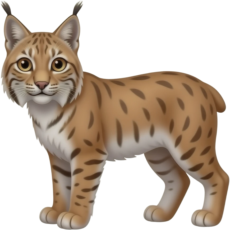 Eurasian lynx emoji