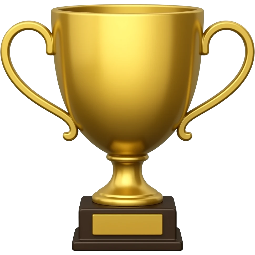 Bronze trophy emoji