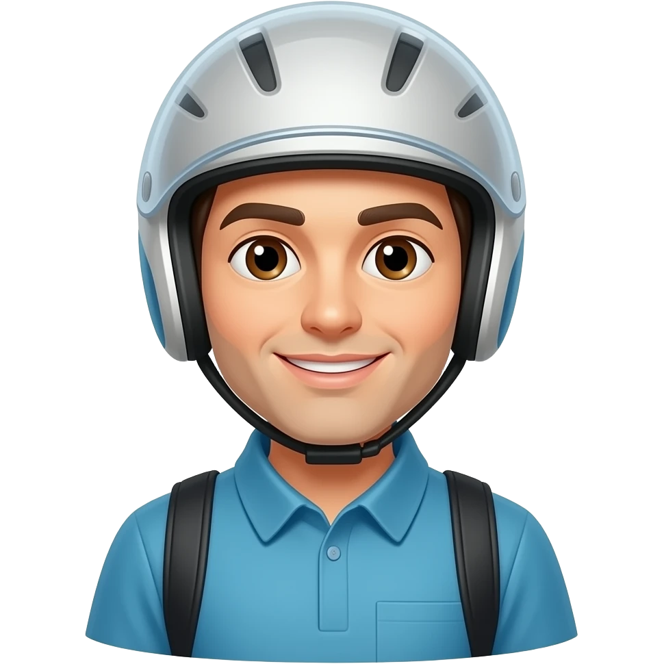 delivey rider Top view emoji