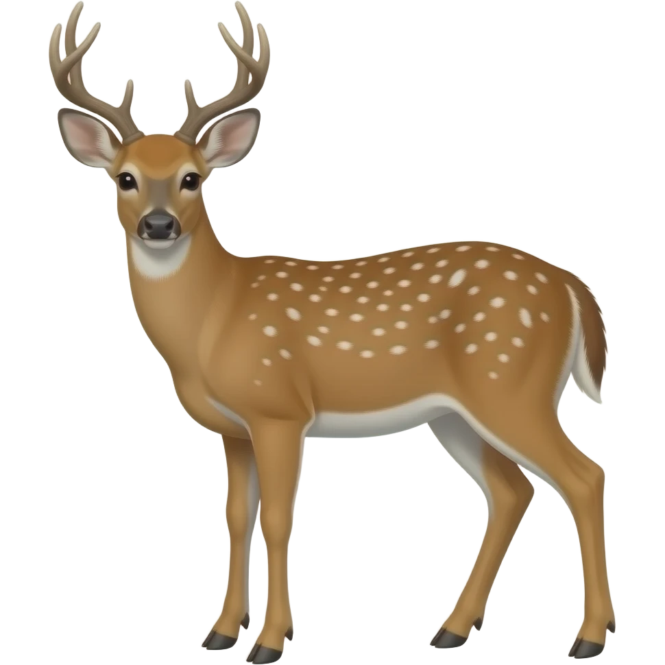 White tailed deer emoji