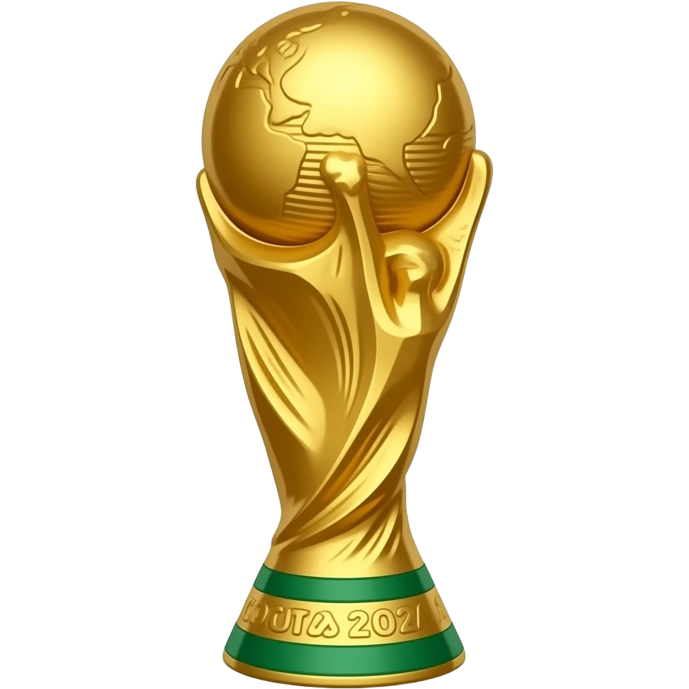 World Cup trophy gold 2026 emoji