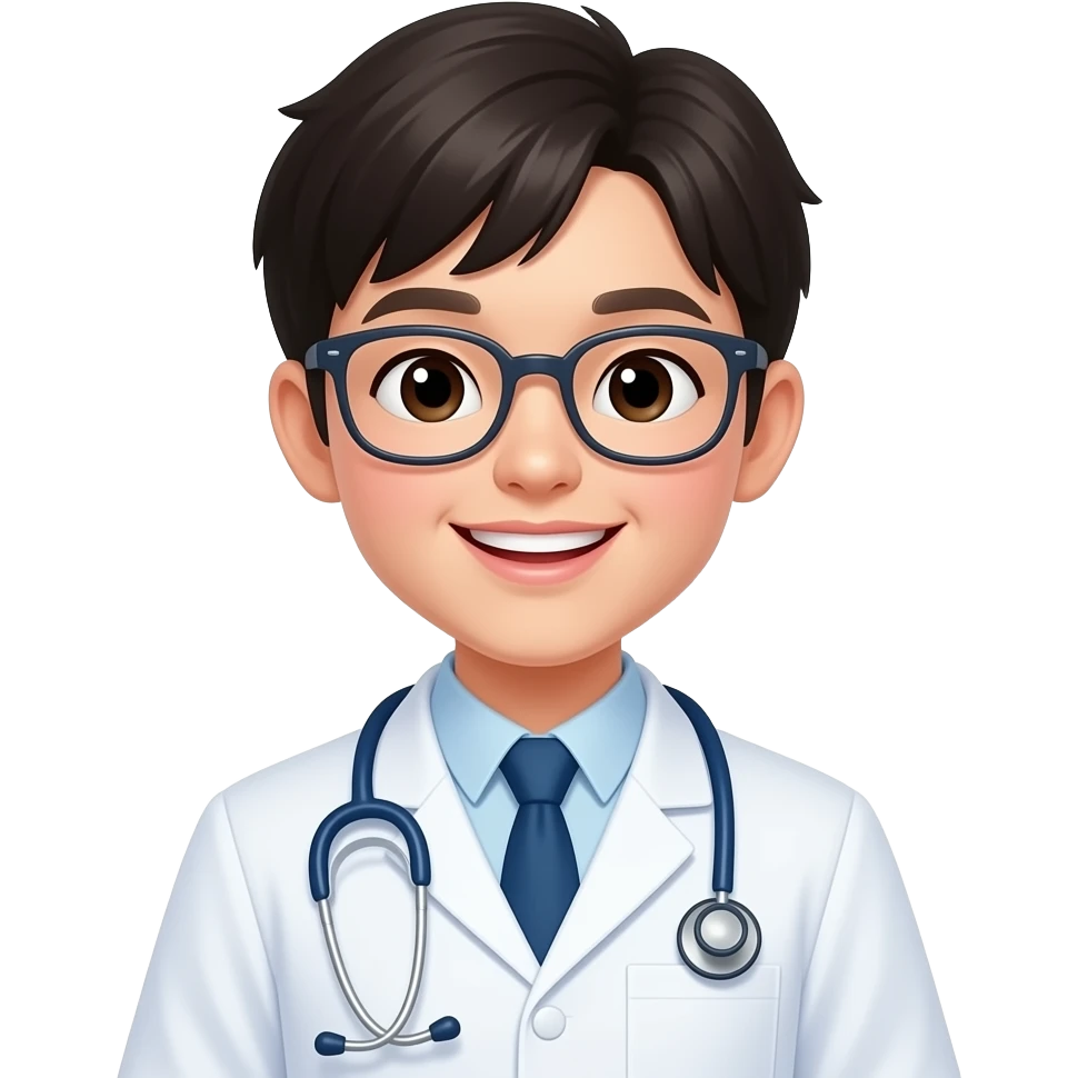 한국의 학교 영양사 안경 없고 젊은 이미지, 젠지 느낌이나게 해줘. emoji