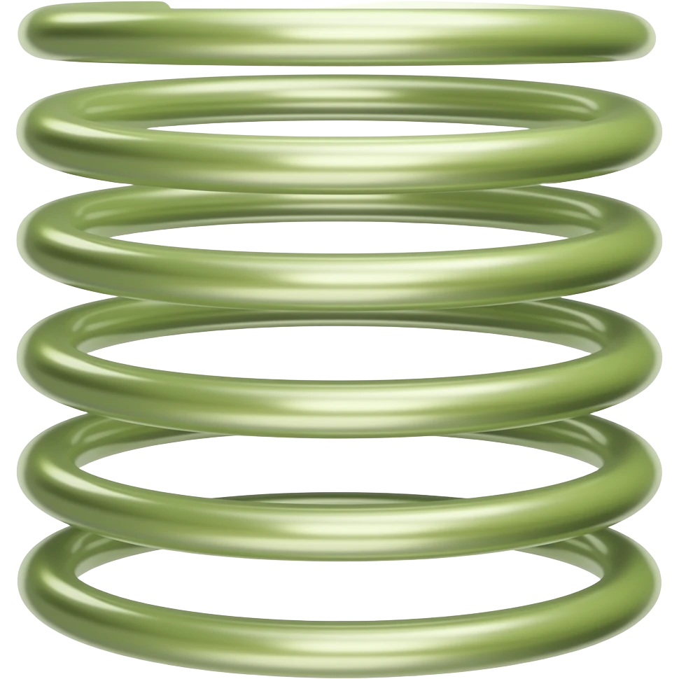 A spring coil emoji. emoji