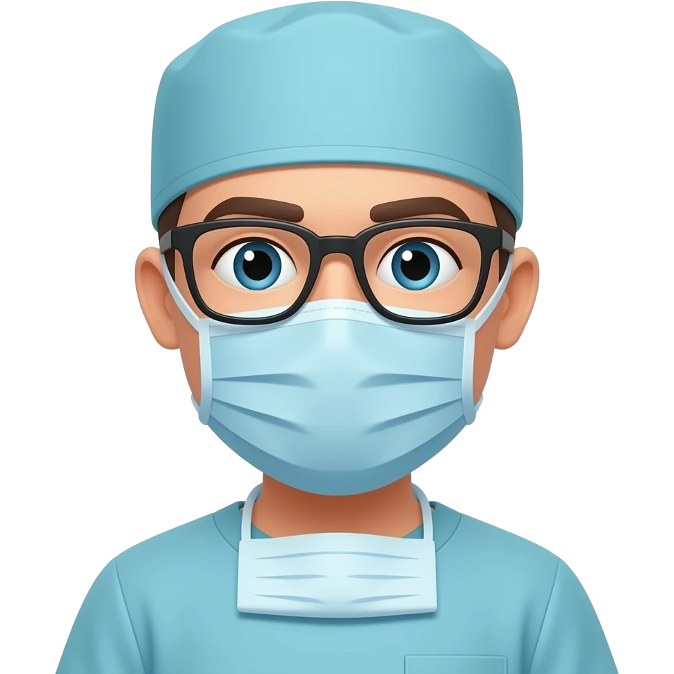 Surgeon with Glasses emoji