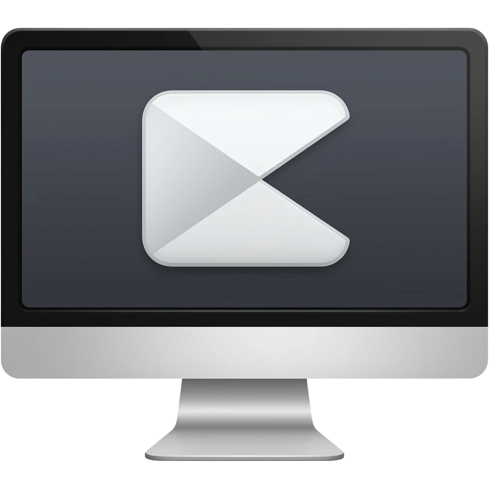 computador con capcut en pantalla emoji