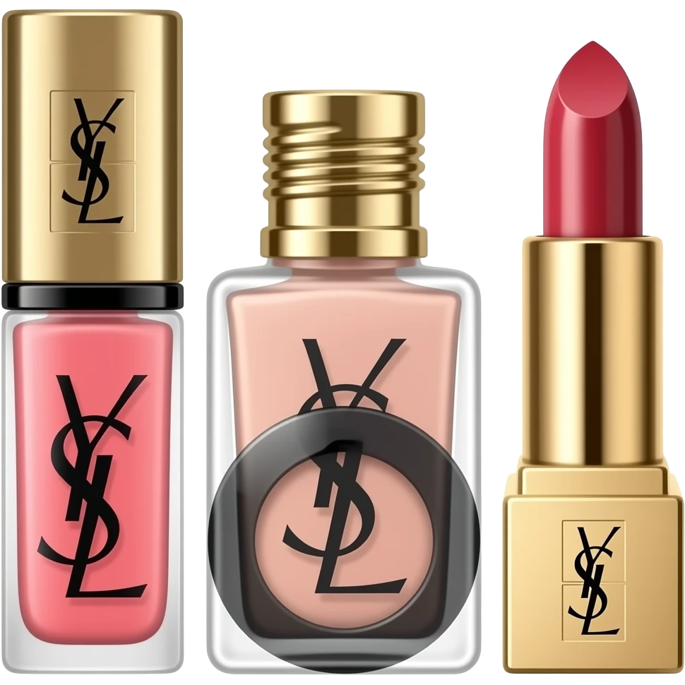 ysl makeup emoji