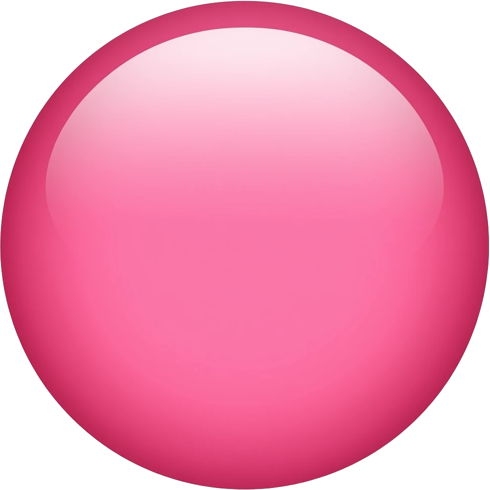 ⚪🩷 circulo rosa emoji