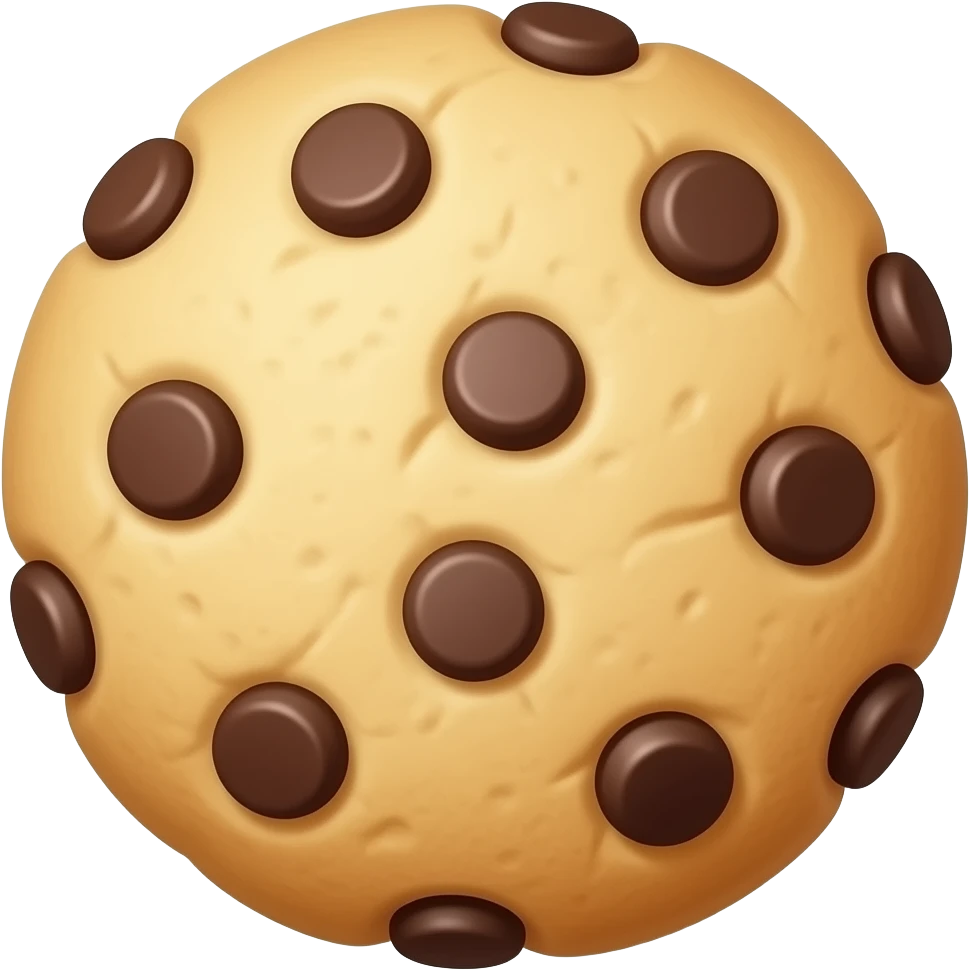 chocolate chip cookie emoji