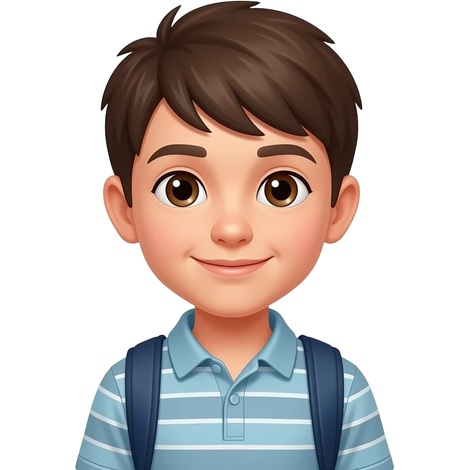 studying kid emoji