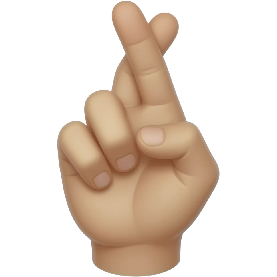 2 middle crossed, index and pinky spreaded out to look like a W emoji