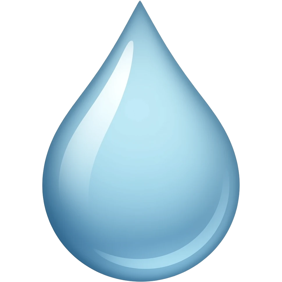 Water drop emoji