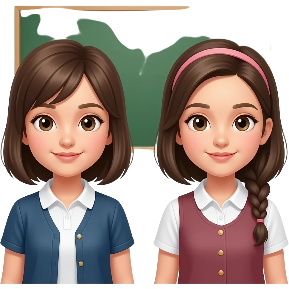 Сыныптағы қыздар маймылға арналғанын көрсет emoji