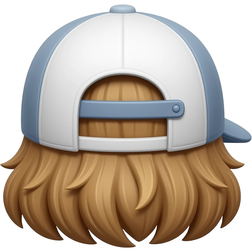 Touca no cabelo emoji