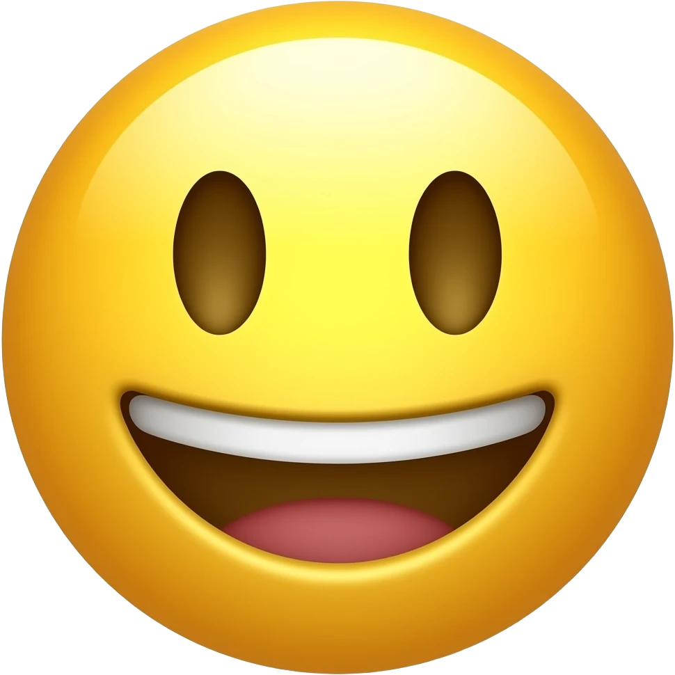 Make an smiley emoji with no nose emoji