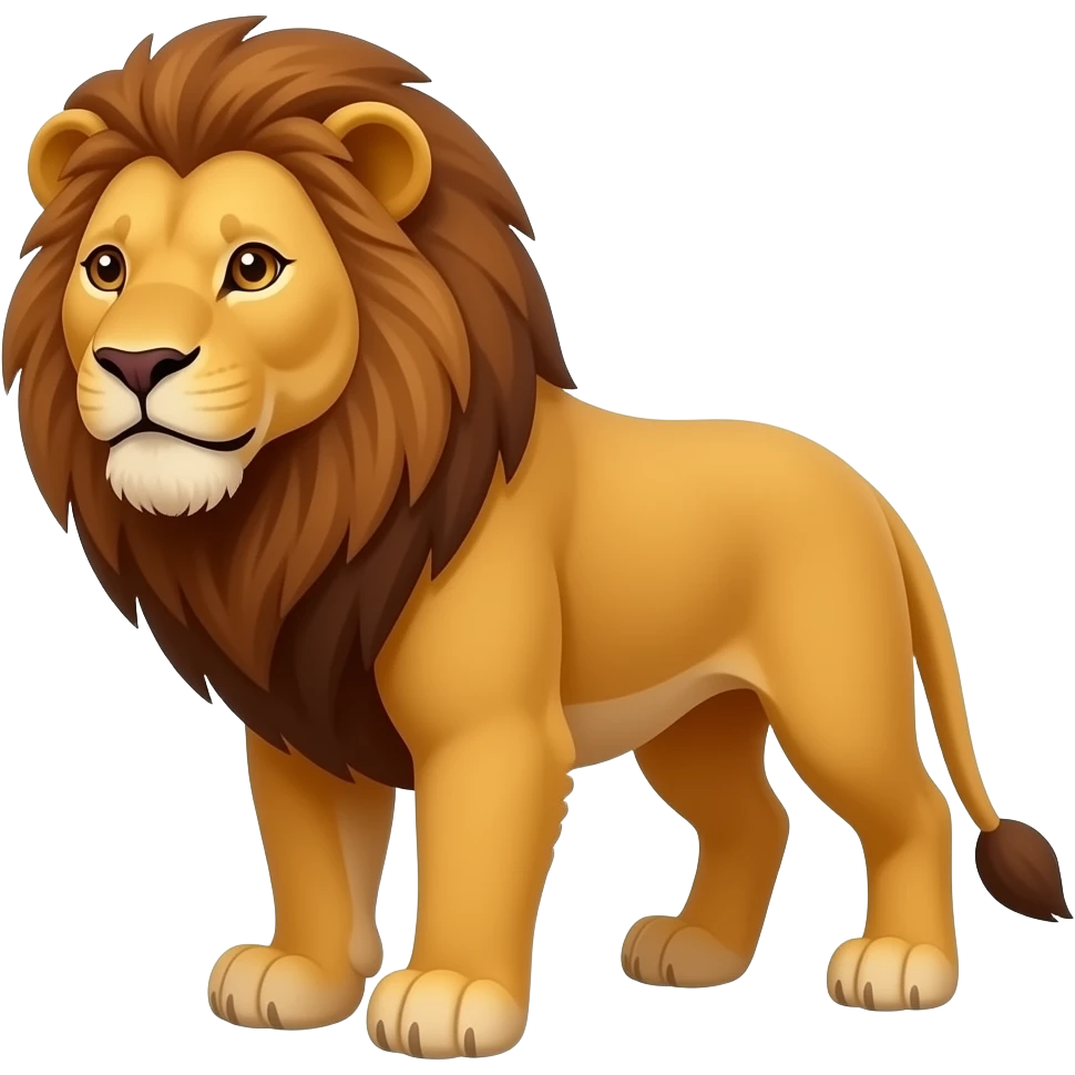 Lion animeted emoji
