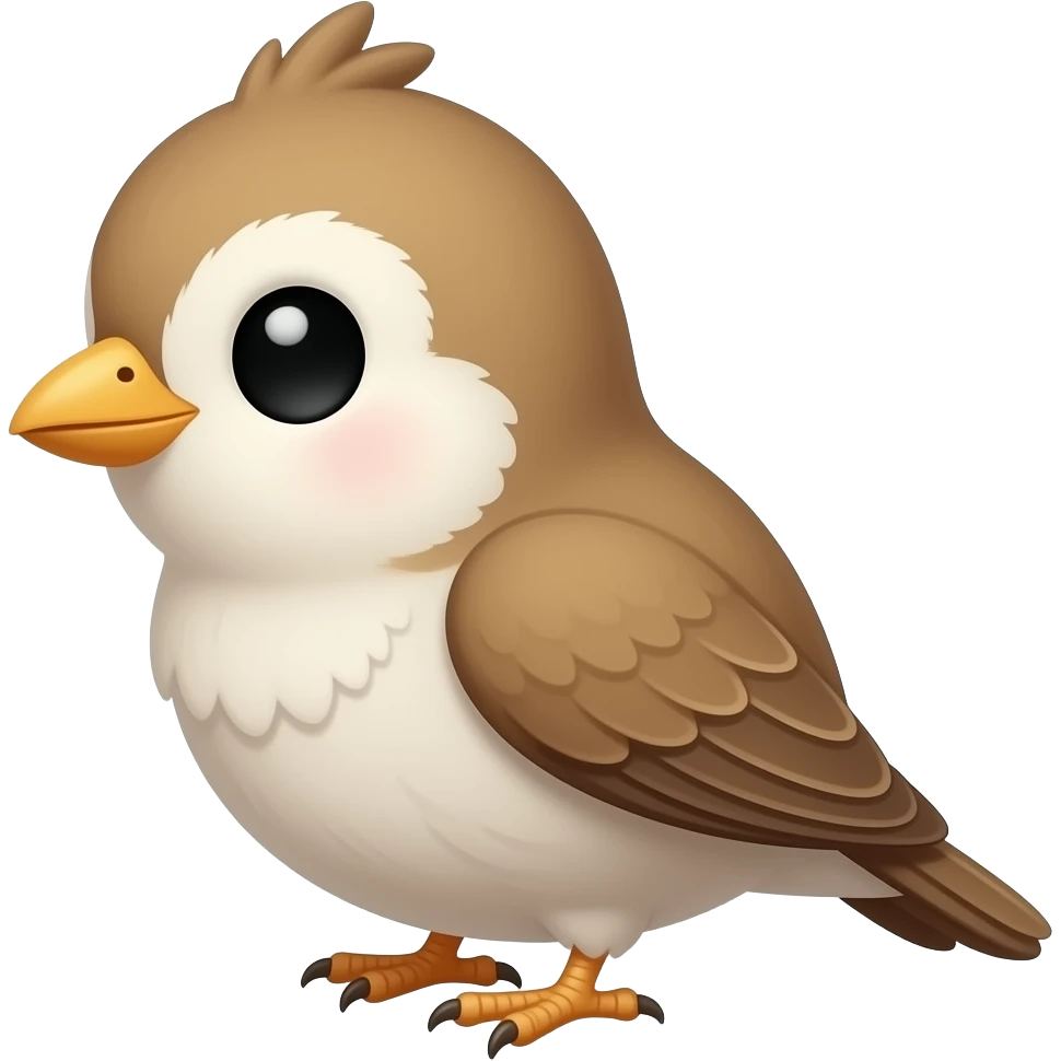 Cute small birds emoji