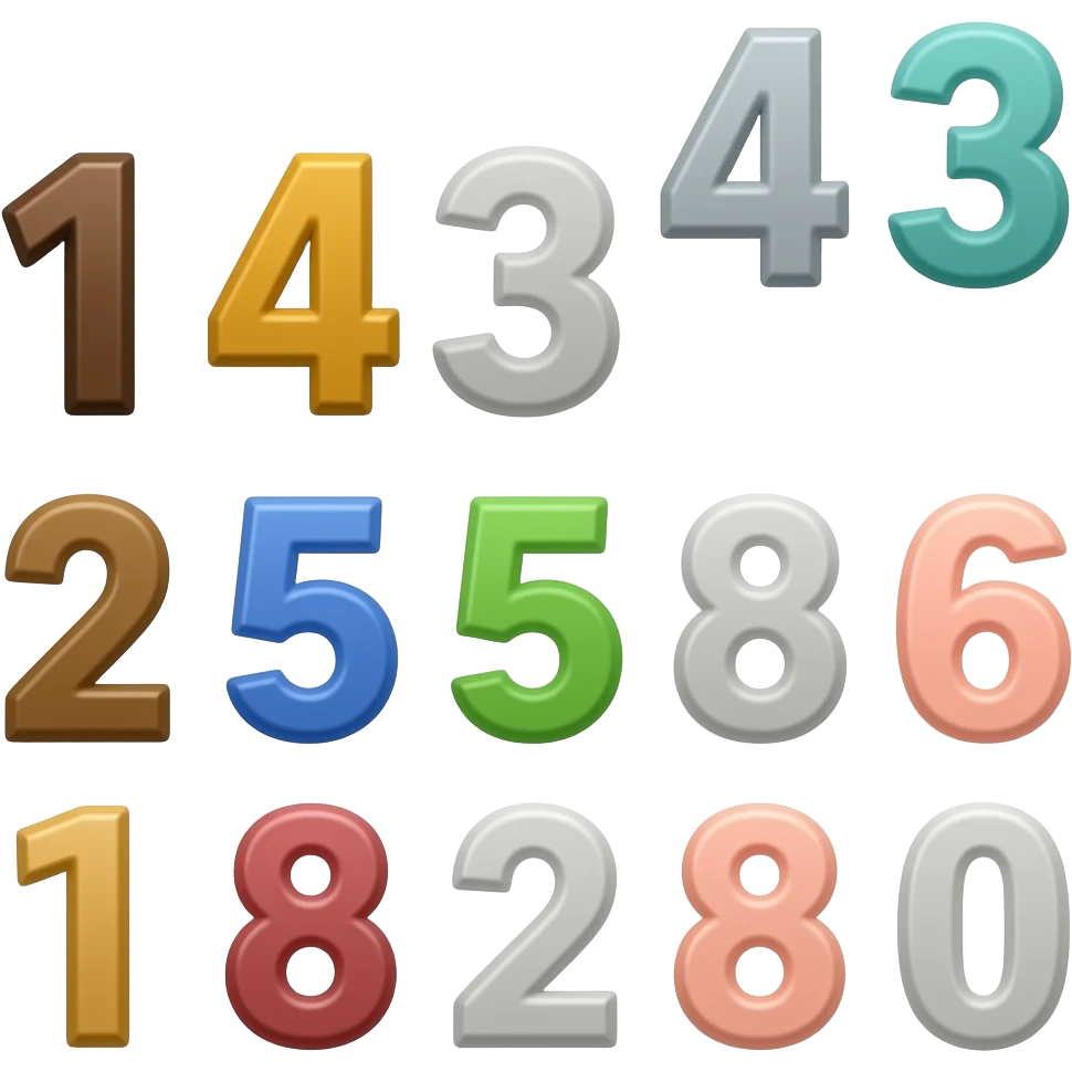 numbers emoji