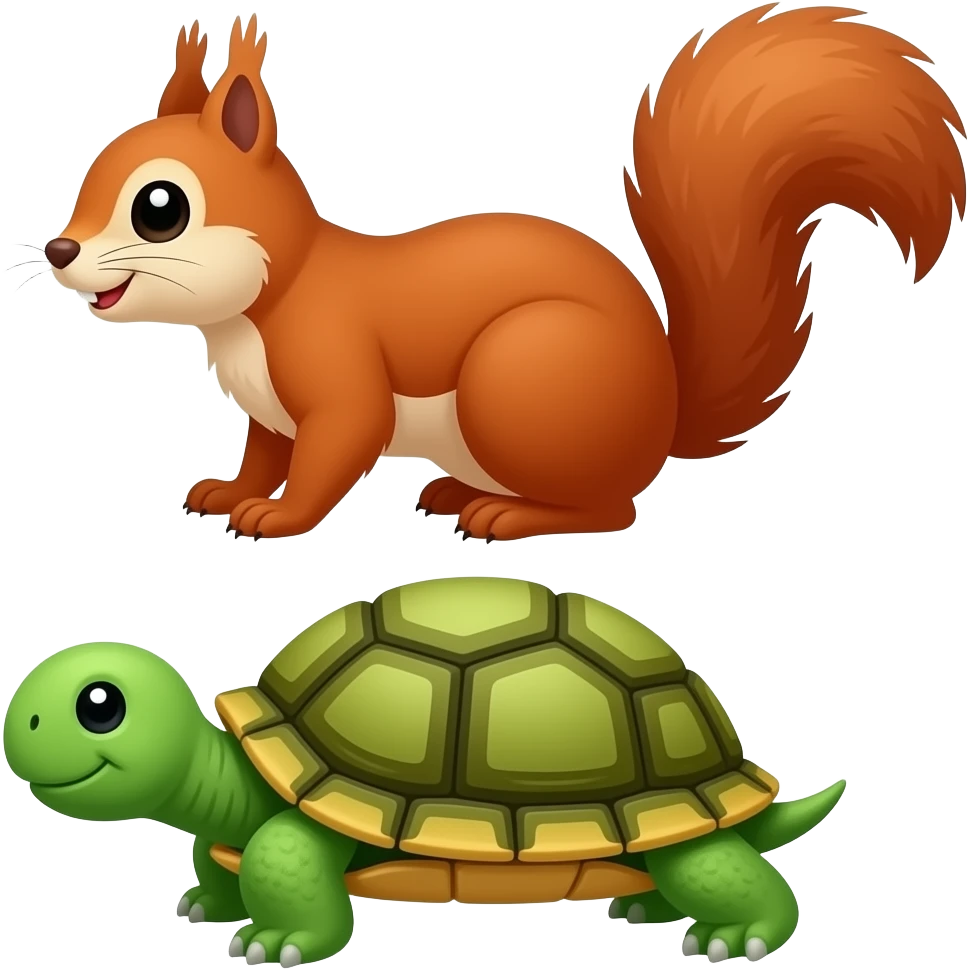 Squirrel sr the tortoise emoji