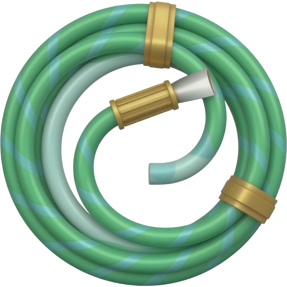 simple Garden hose emoji emoji