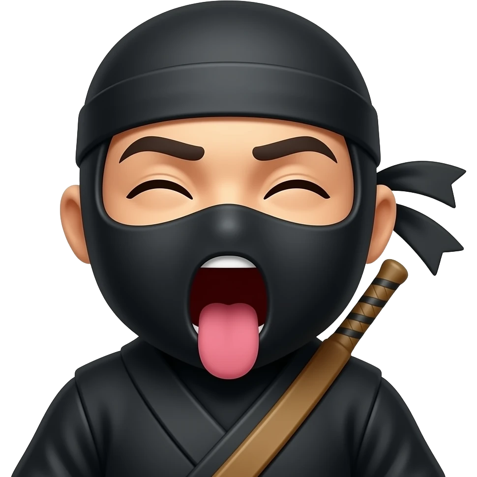 🥱🥷 emoji